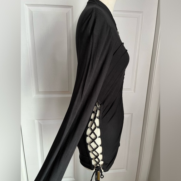 KÄRV ZIP UP TOP WITH LACE UP SIDES - Picture 5 of 13